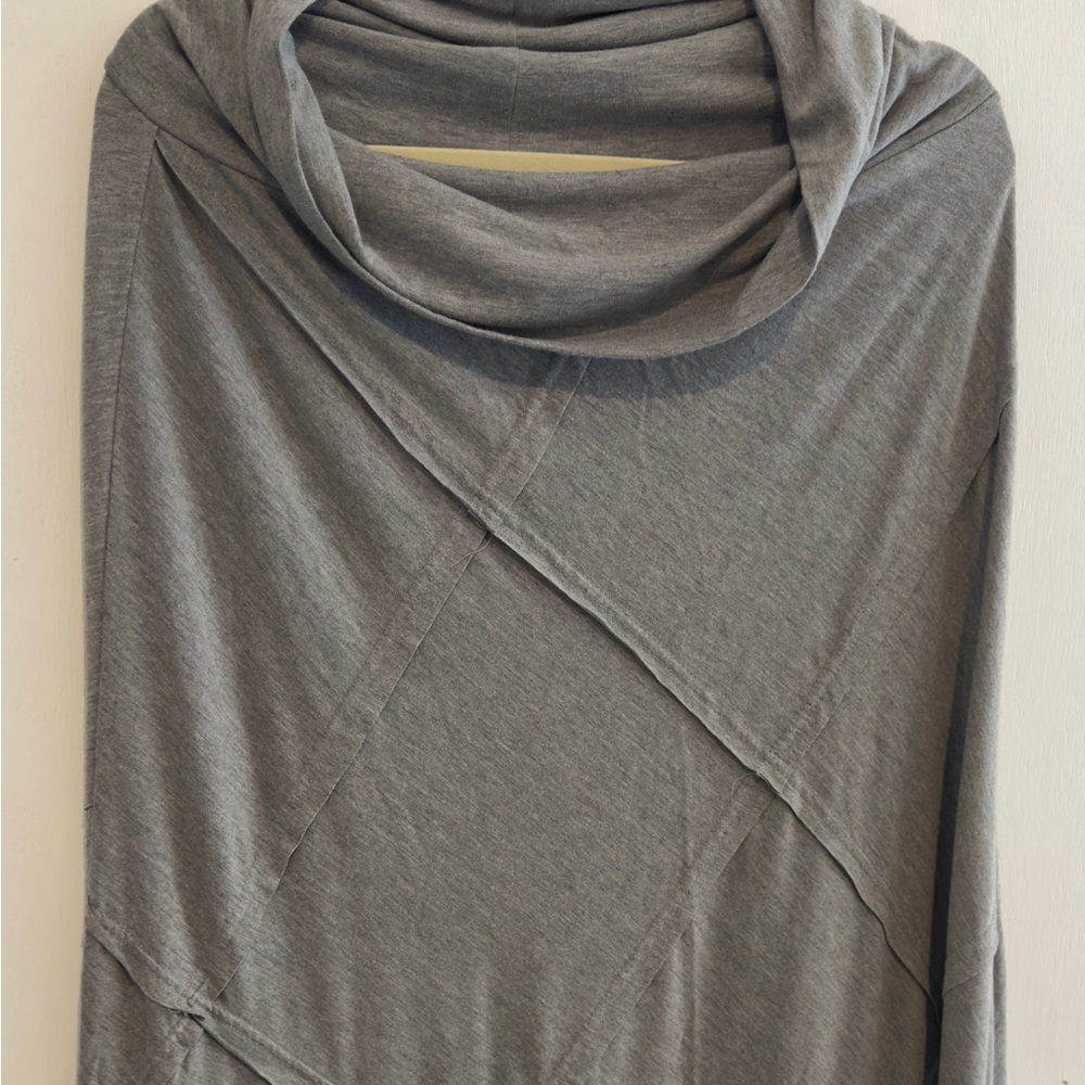 Elegant Gray Women's Jersey Maxi Skirt XL